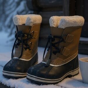 Sorel Kids Boots - Brown and Black